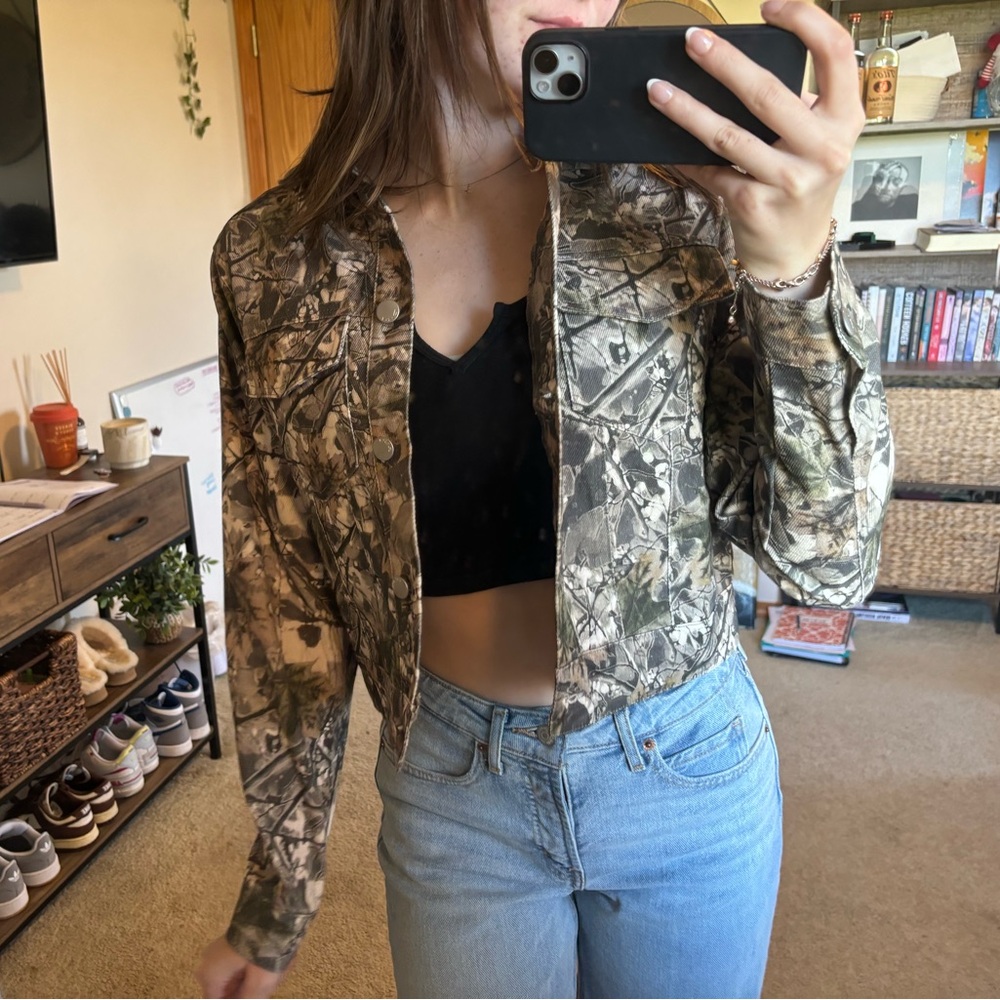 Camo Jean Jacket